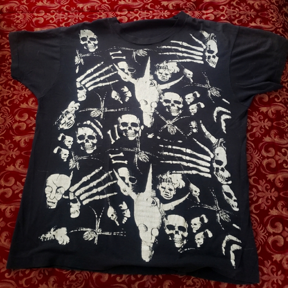 Black Deathmetal Graphic T-Shirt